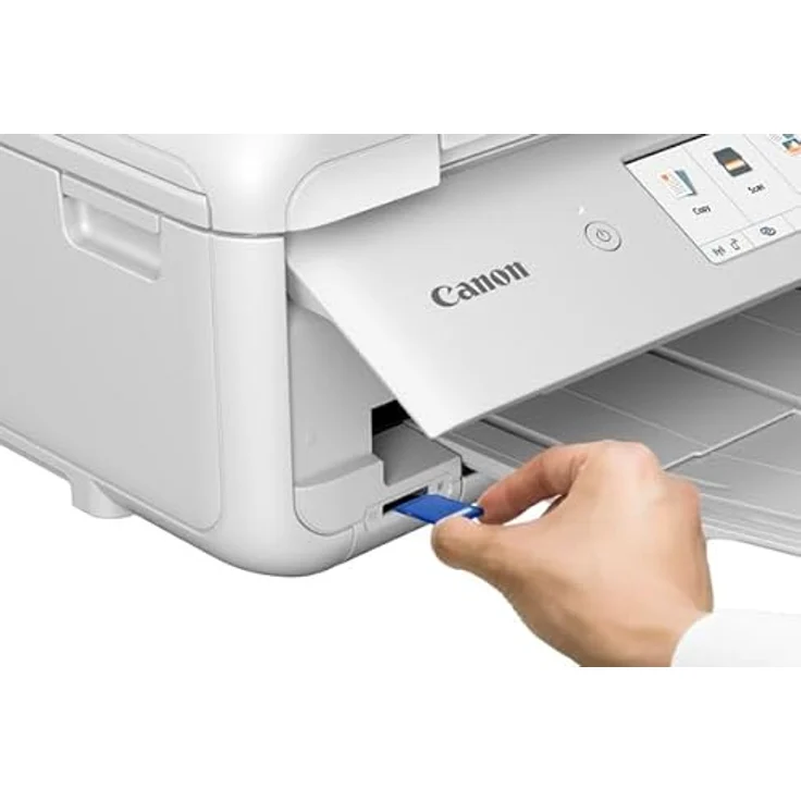 Canon PIXMA TS9551Ca Farbtintenstrahl Multifunktionsdrucker DIN A4 A3 (A3 Drucker, Scanner, Kopierer, WLAN, LAN, Print App, 2 Papierzuführungen, Duplexdruck) weiß – Bild 5