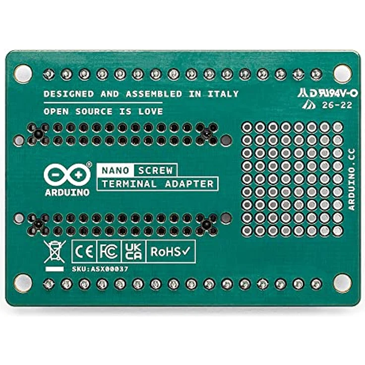 Arduino Nano Screw Terminal Adapter (ASX00037), lötfreier Adapter mit Schraubklemmen für sichere Verbindungen, ideal für IoT-Projekte – Bild 3