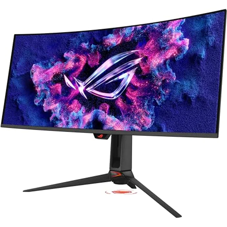ASUS ROG Swift OLED PG34WCDN, 34 Zoll Gaming-Monitor mit RGB QD-OLED, 360Hz, 0,03ms Reaktionszeit, G-SYNC, VESA DisplayHDR 500 True Black, BlackShield-Folie, Care Pro und Neo Proximity Sensor – Bild 3