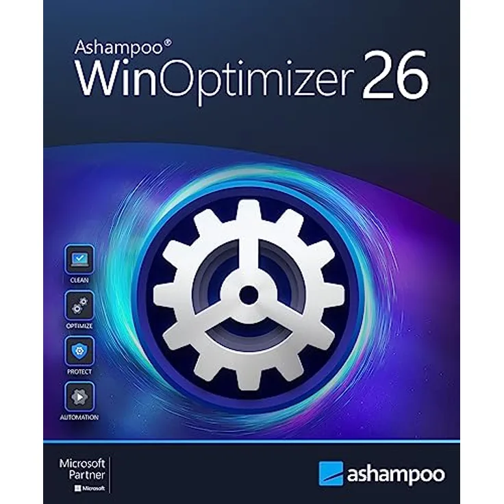 Ashampoo WinOptimizer 26 - PC Tuning Software für ein schnelles, schlankes und sicheres Windows (Aktivierungscode per E-Mail)