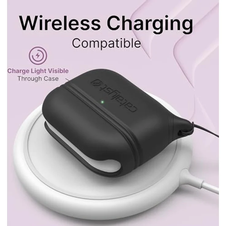 Catalyst Waterproof & Drop Proof Case für AirPods Pro (1. & 2. Generation), schwarze Schutzhülle mit IP67 Wasserdichtigkeit und MIL-STD-810G Sturzfestigkeit – Bild 6