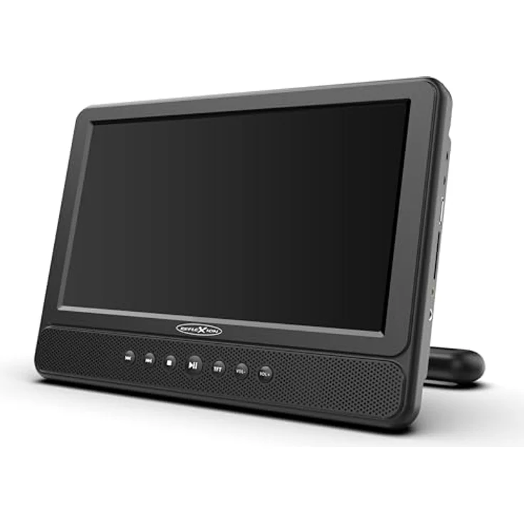 Reflexion DVD1052N, Portabler DVD-Player mit 10 Zoll Monitoren, Akku, USB, 12V Auto-Adapter und Kopfstützenhalterung – Bild 4