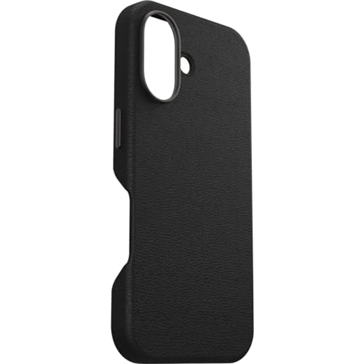 OtterBox Symmetry Series Cactus Leather MagSafe Hülle für iPhone 16, stoßfest, sturzsicher, schwarz – Bild 4