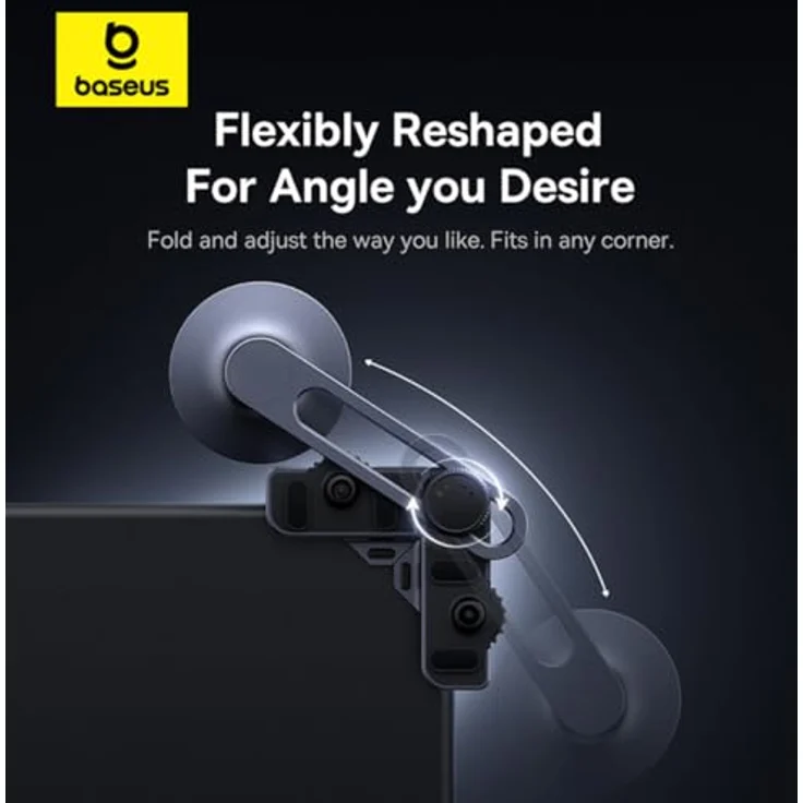 Baseus MaxView Magnetische Auto-Halterung, für Infotainment-Bildschirm, kompatibel mit Smartphones, Space Grau – Bild 6