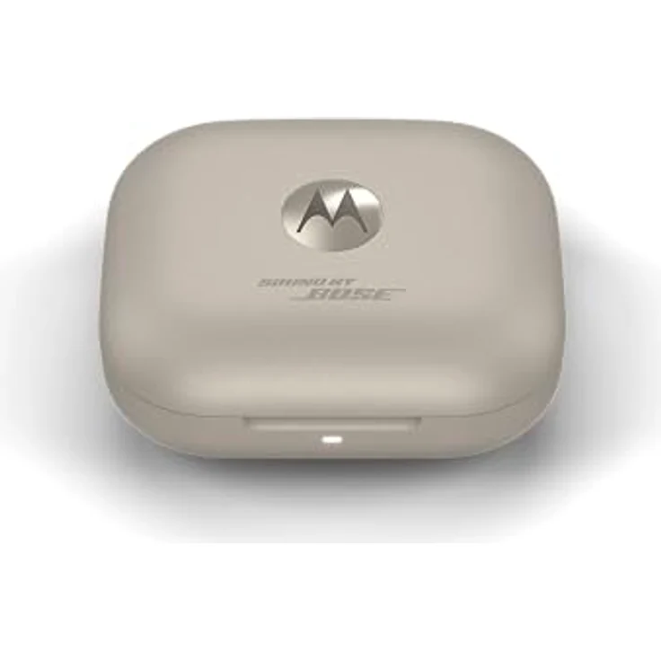 Motorola Moto Buds+ Sound by Bose (Bluetooth 5.3 Earbuds, Dolby Head Tracking + Dolby Atmos, aktive Geräuschunterdrückung, kabelloses Laden, bis zu 38 Stunden Akku, 3-Fach-Mikrofonsystem) Beach Sand – Bild 4