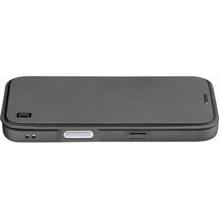 Cellularline Book Case Daily für Apple iPhone 17 Pro, transparente schwarze Handyhülle mit MagSafe-Kompatibilität und kratzfester Rückseite – Bild 2