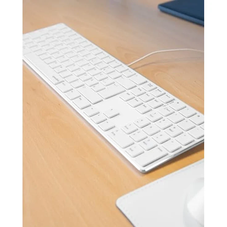 Speedlink RIVA Slim Metal Scissor Keyboard, Kabelgebunden, Weiß, DE Layout, ergonomisches Design mit Scissor-Switches – Bild 7