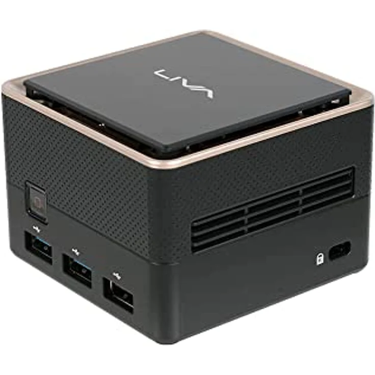 ECS LIVA Q3 Plus Mini-PC, Ryzen Embedded V1605B, 4 GB RAM, 128 GB eMMC, WLAN, Bluetooth, Windows 10 Pro – Bild 2