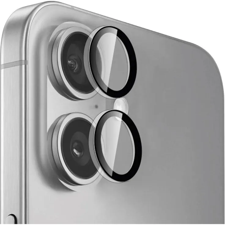 Puro gehärtetes Glas für iPhone 16/16 Plus, 2 Stück Schutzfolie, transparent