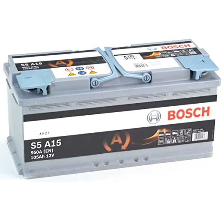 Bosch S5 A15 AGM Autobatterie, 12V 105Ah 950A für Start-Stopp Fahrzeuge – Bild 1
