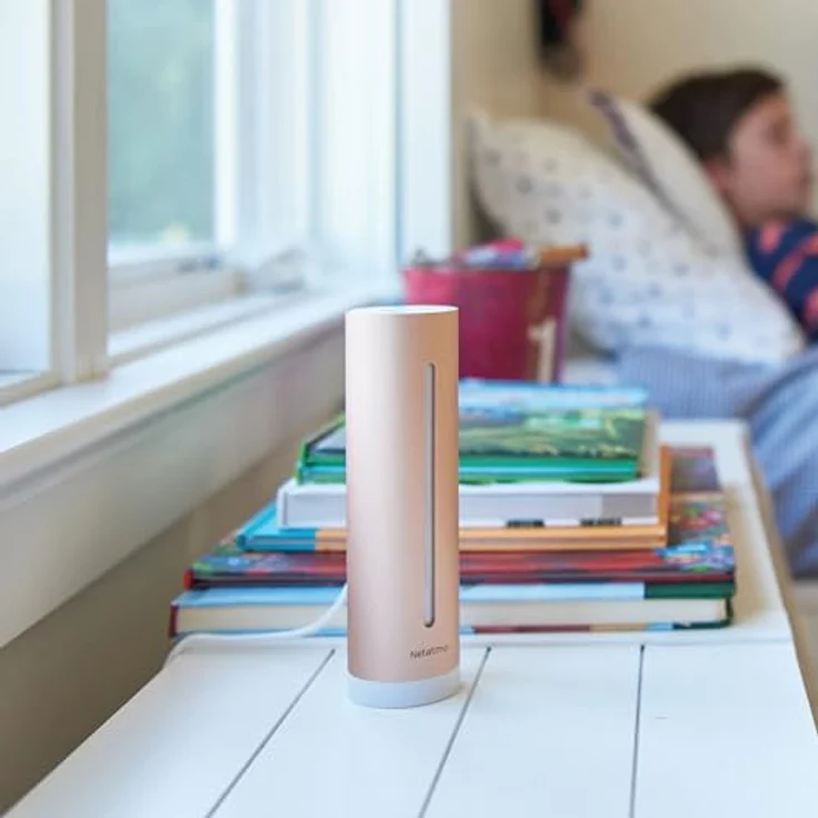 Netatmo Healthy Home Coach Pink, Weiß – Bild 3