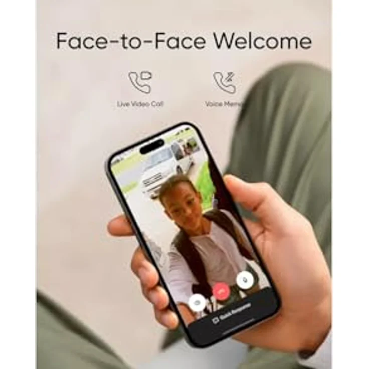 eufy Video Doorbell C31, 2K FHD Türklingel mit SD-Karte und wiederaufladbarem Akku – Bild 3