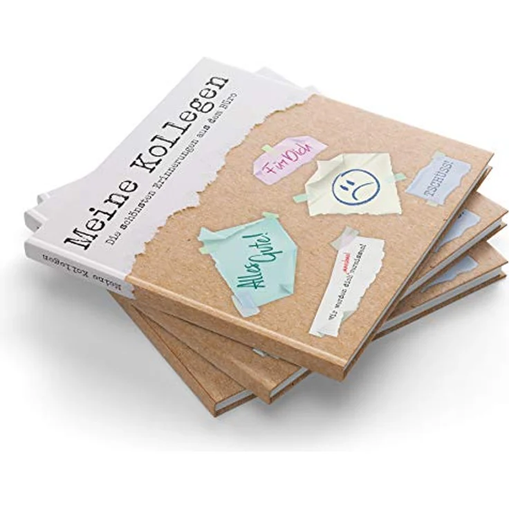 itenga Gästebuch Meine Kollegen zum Abschied I 21,0 x 21,0 cm, 88 Blanko Seiten I ideal als Abschiedsbuch, Fotoalbum oder zum Festhalten von unvergesslichen Erinnerungen – Bild 2