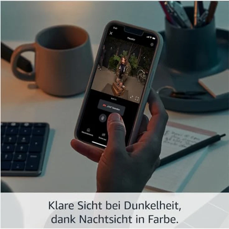 Wir stellen vor: Ring Akku-Videotürklingel Pro (Battery Video Doorbell Pro) | Kabellose Videotürklingel und Sicherheitskamera, Kopf-bis-Fuß-Aufnahme, 3D-Bewegungserfassung, Nachtsicht in Farbe, WLAN – Bild 4