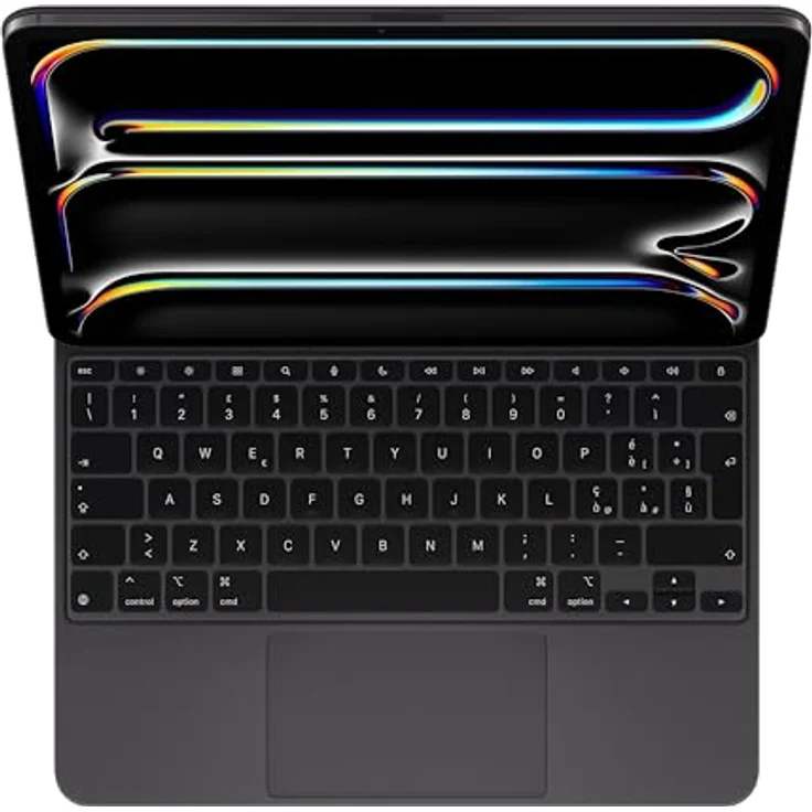 Apple iPad Magic Keyboard Case für 13'' iPad Pro (M4), integriertes Trackpad, Funktionstasten, freischwebendes Design, Italienisch - Schwarz – Bild 4
