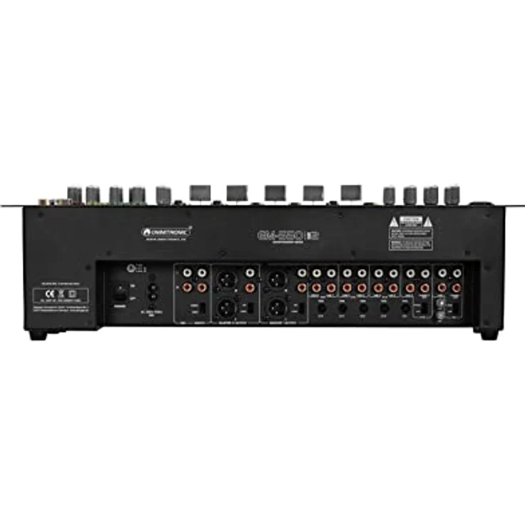Omnitronic EM-550B MK2, Entertainment-Mixer für Studio- und Live-Anwendungen, 7 Kanäle, robuste Bauweise – Bild 6