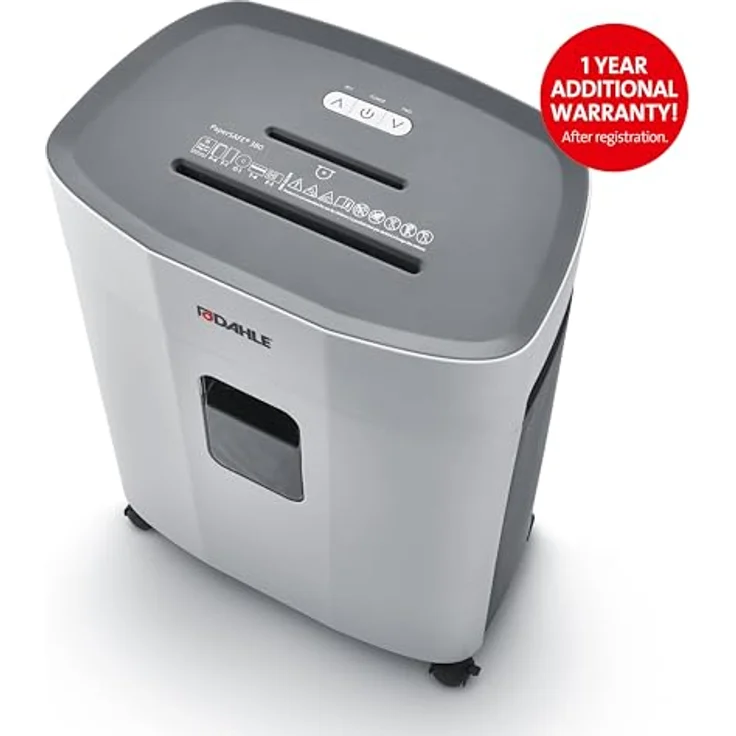 Dahle Schreibtisch-Aktenvernichter Papersafe 380 4x12 mm 15 Blatt – Bild 6