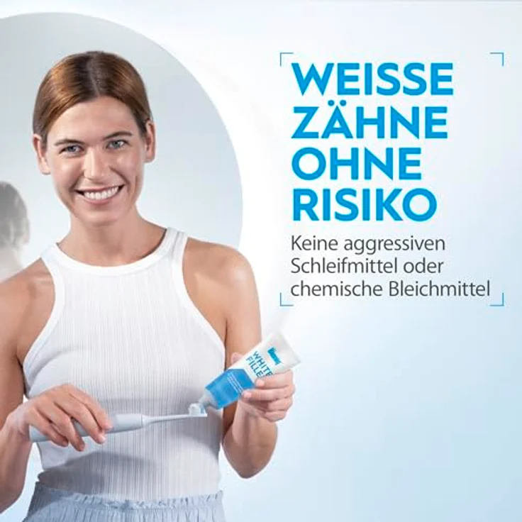 Bioniq® White Filler Zahnpasta, sanfte Whitening-Zahncreme mit Hydroxylapatit, 75 ml, stärkt den Zahnschmelz und entfernt schonend Verfärbungen – Bild 2