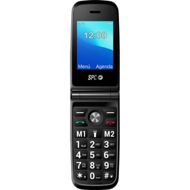 SPC Titan - Klapphandy für ältere Menschen, Große Tasten, einfach zu bedienen, Intelligentes Klingelzeichen und Benachrichtigungen, Fernkonfiguration, 2 Tasten für direkten Speicher, USB-C, Schwarz – Bild 4