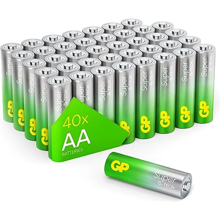 AA Batterie GP Alkaline Super 1,5V 40 Stück