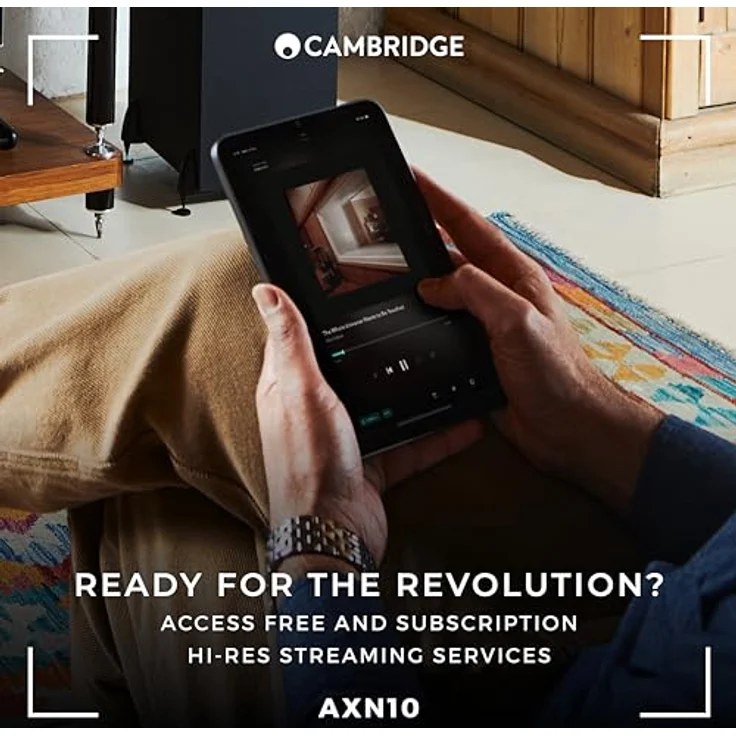 Cambridge Audio AXN 10 - Separater hochauflösender WiFi-Netzwerk-Audioplayer und -Streamer mit Bluetooth 5.0, Internetradio und ESS Sabre DAC - Lunar Grey – Bild 3