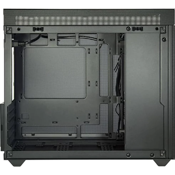 Intertech IM-2 Expander (Mini ITX, mATX), PC Gehäuse, Schwarz – Bild 5