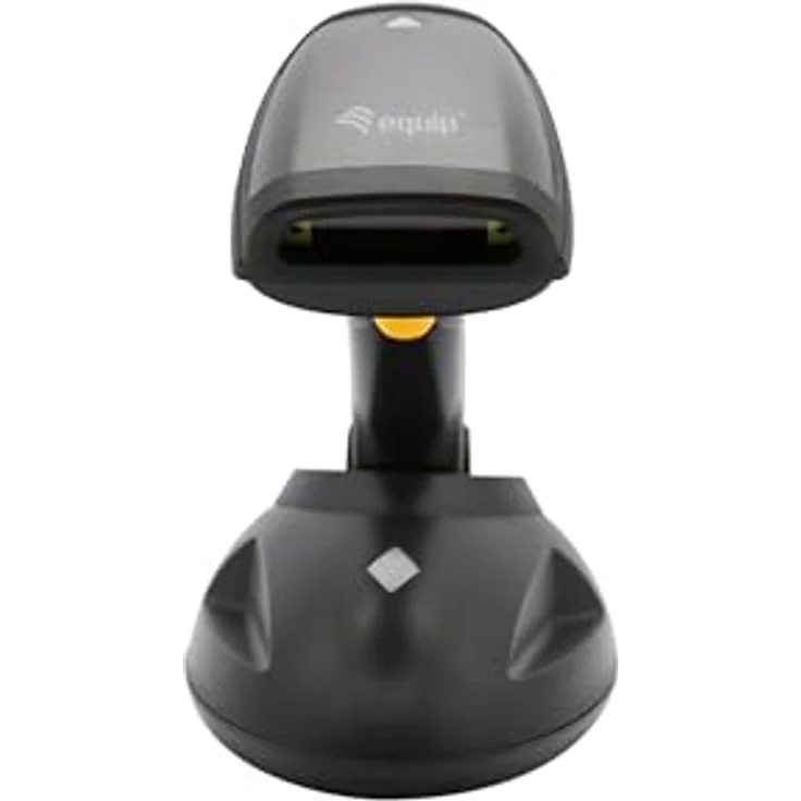 equip Barcode Handscanner 1D Laser Wireless USB      schwarz, Barcode-Scanner, Schwarz – Bild 2