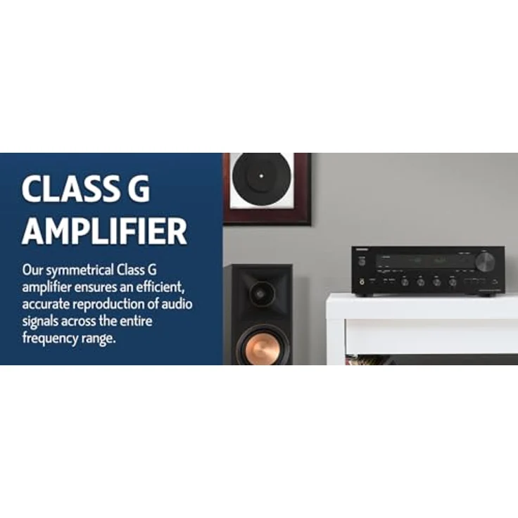 Onkyo TX-8470 2-Kanal Stereo Receiver, Hi-Res Audio, Roon Ready, schwarz – Bild 3
