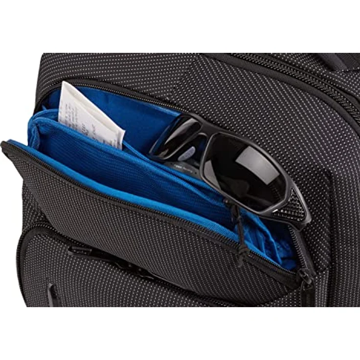 Thule Crossover 2, 30L Laptop-Rucksack mit SafeZone Schutzfach und RFID-blockierendem Fach, schwarz – Bild 7