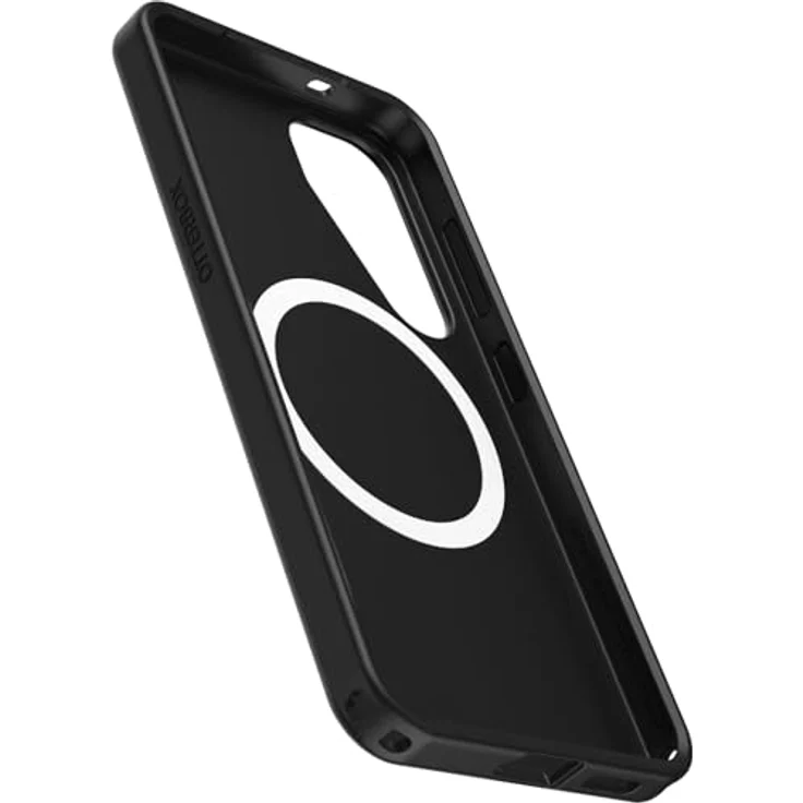 OtterBox Symmetry Series Hülle mit Magneten für Samsung Galaxy S25, stoßfest, sturzsicher, dünn, 3X mehr Stürze als nach Militärstandard, Schwarz – Bild 3