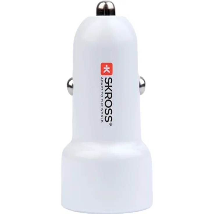 SKROSS Chargeur Allume Cigare Voiture - 2 Ports USB-A et USB-C - Charge Rapide 65W - Câble USB-C 160 cm Inclus – Bild 5