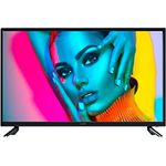 Kiano SlimTV 32", Fernseher SlimTV, SmartTV Standard, HD, HDMI, Dolby Audio 81,3 cm (32 Zoll), 1366 x 768 Pixel, LED, DVB-C,DVB-T, Schwarz
