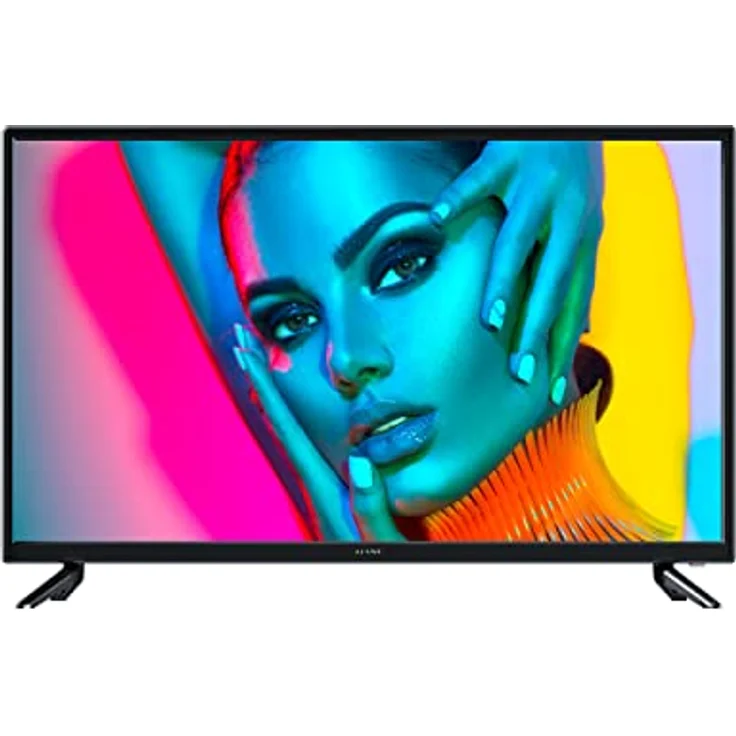 Kiano SlimTV 32", Fernseher SlimTV, SmartTV Standard, HD, HDMI, Dolby Audio 81,3 cm (32 Zoll), 1366 x 768 Pixel, LED, DVB-C,DVB-T, Schwarz – Bild 1