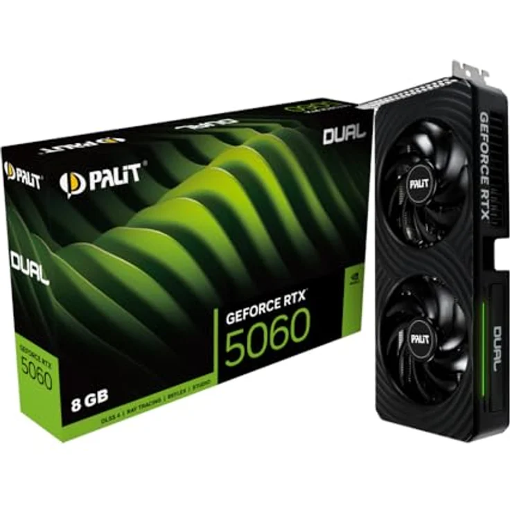 Palit GeForce RTX 5060 8GB Dual, Grafikkarte mit 8GB GDDR7, HDMI und 3x DP – Bild 1