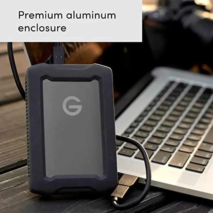 SanDisk PROFESSIONAL G-DRIVE ArmorATD 6 TB Mobile Festplatte, USB-C-fähig, 130 MB/s, wasser- und staubfest, für Mac und Windows – Bild 4