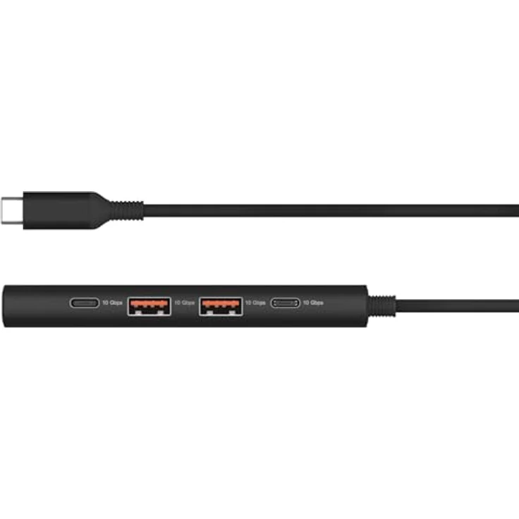 ICY BOX IB-HUB1437-CPD Tisch-Hub mit 4x USB 3.0 Type-A Ports für schnelle Datenübertragung, kompakt und universell kompatibel – Bild 3