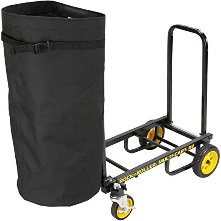 RocknRoller RSA-HBR2 Handle Bag mit stabiler Unterseite für R2, Audio Zubehör, Schwarz – Bild 4