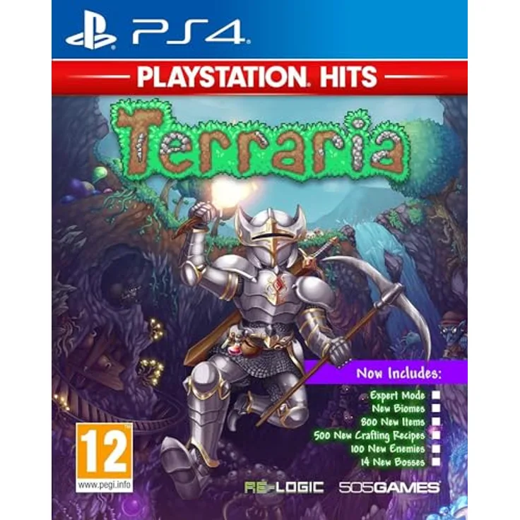 505 Games Terraria (Playstation Hits), PS4-Gaming mit klassischem Sandbox-Abenteuer