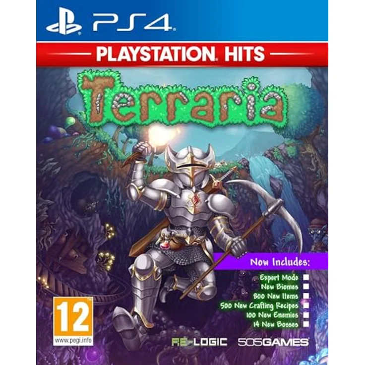 505 Games Terraria (Playstation Hits), PS4-Gaming mit klassischem Sandbox-Abenteuer