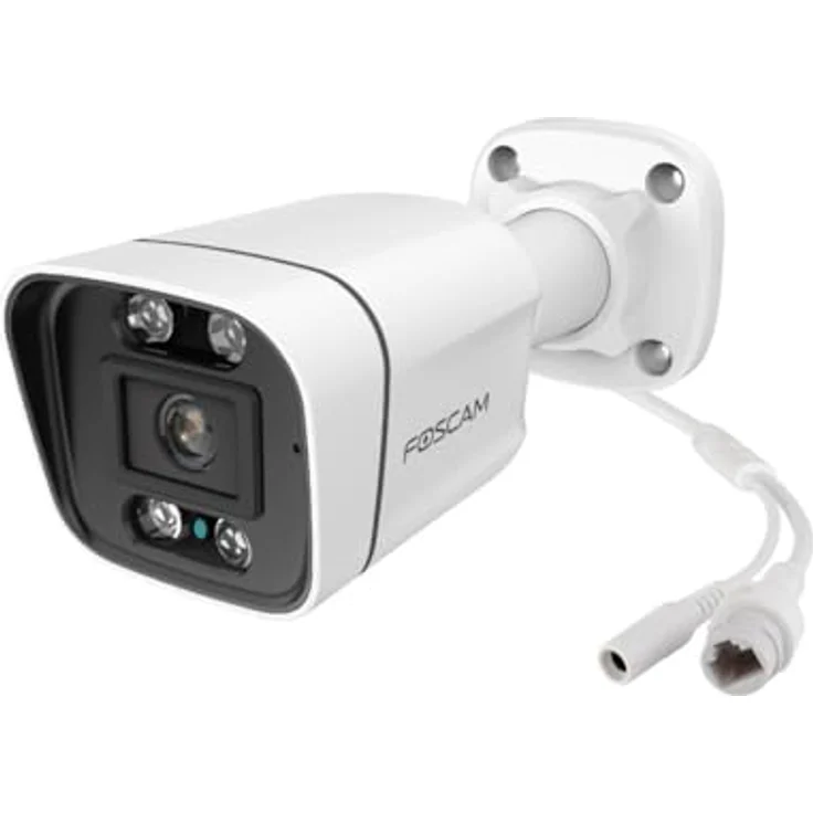 Foscam V5EP-W Überwachungskamera, 5MP PoE IP Kamera mit Aluminium-Gehäuse, IP66, Zwei-Wege-Audio, Nachtsicht – Bild 2
