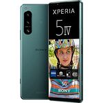 Sony Xperia 5 IV (5G Smartphone, 6,1 Zoll, 4K HDR 120 Hz OLED-Display, Dreifach-Kamera mit optischem Zoom (ZEISS T*), 3,5-mm-Audio, Dual SIM) 24+12 Monate Garantie  grün