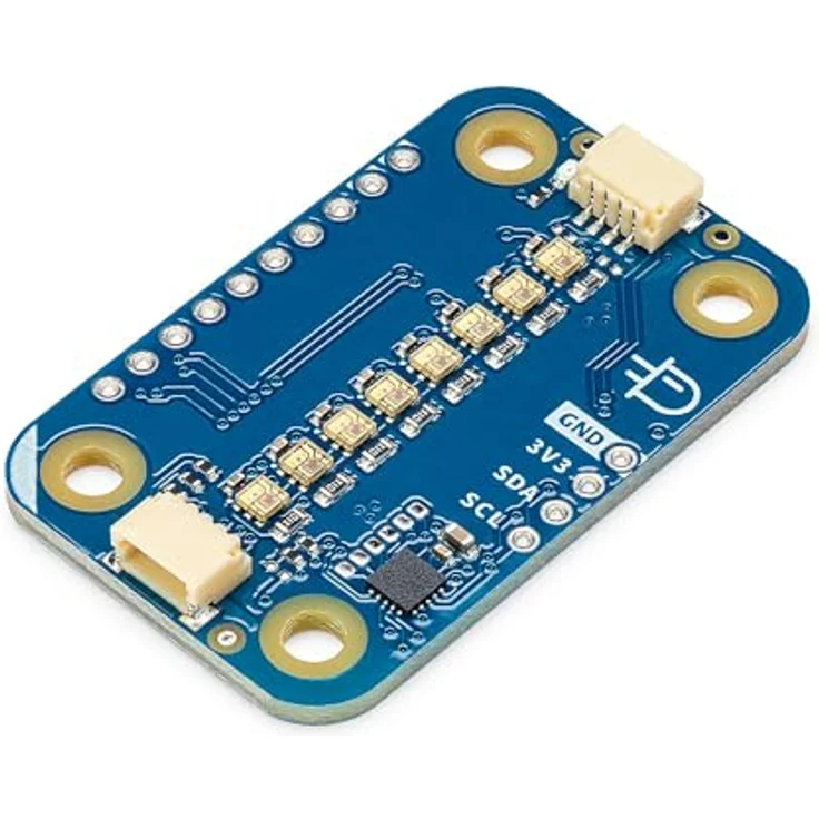 Arduino Modulino Pixels [ABX00109], Qwiic-kompatibles RGB-LED-Modul mit 8 adressierbaren LEDs für visuelle Effekte in Arduino-Projekten – Bild 1