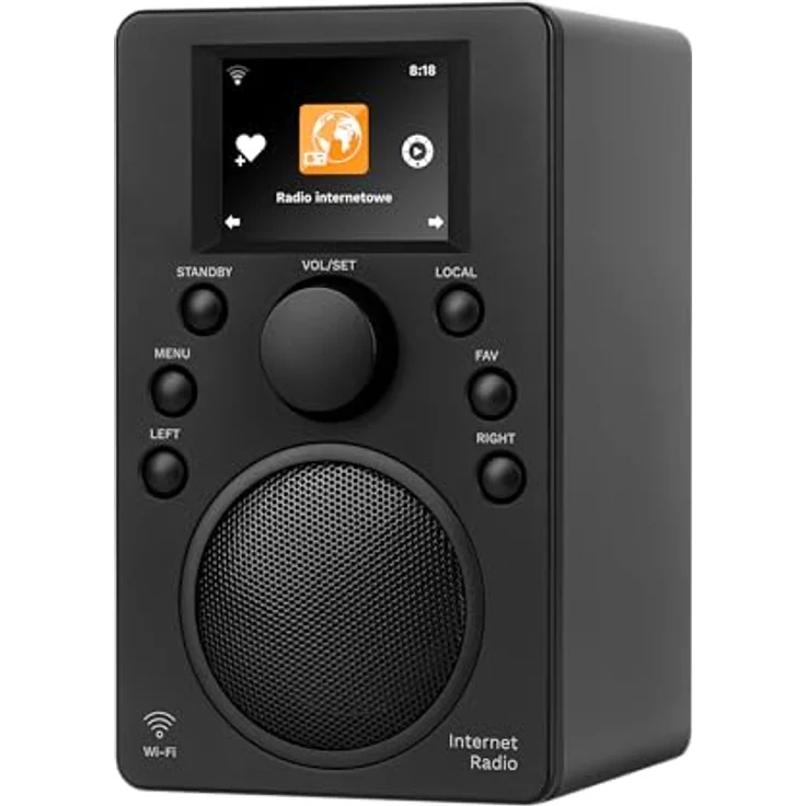 Kruger&Matz KM0818.1, Internetradio mit Bluetooth 5.0, 2,4" Farbdisplay und Weckfunktion – Bild 1
