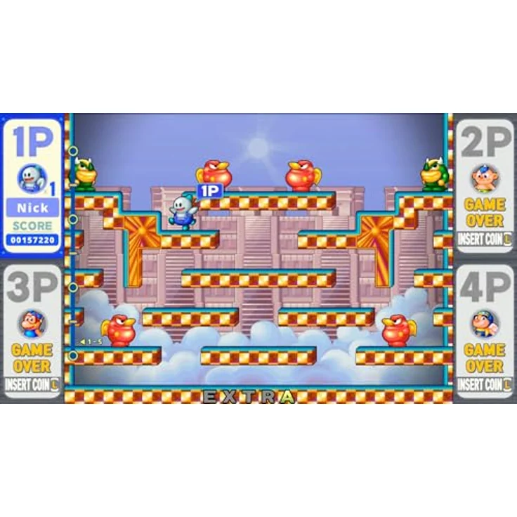 Clear River Games Snow Bros Special 2 NS, Nintendo Switch Game mit verbesserten Grafiken und lokalem/Online-Koop-Spiel – Bild 2