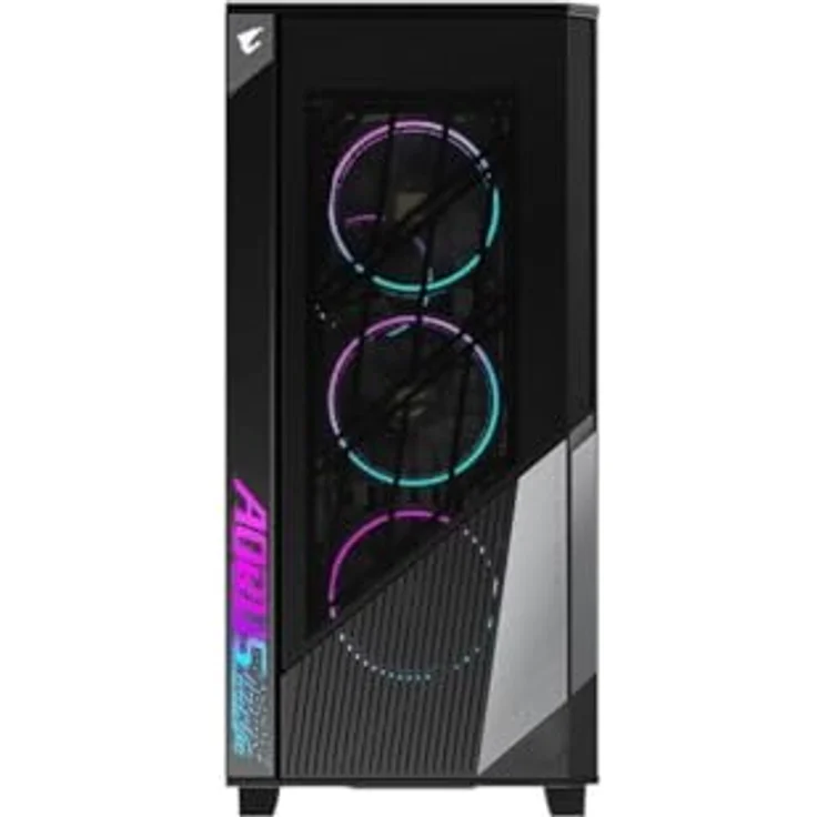 Gigabyte AORUS C500 Glass Mid Tower ATX Gehäuse, Schwarz, TG Panel, Kein Netzteil – Bild 4