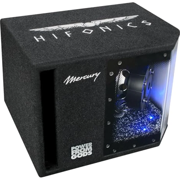 Hifonics MERCURY MBP1000.2, 2-Kanal Bass Power Paket mit 500 Watt RMS Verstärker und LED-Innenbeleuchtung – Bild 4