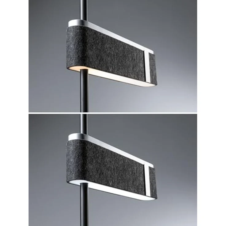 Paulmann Smart LED-Stehleuchte Jagun, anthrazit, ZigBee 3.0 mit Tunable White und schalldämpfendem Filzschirm, 151 cm – Bild 8