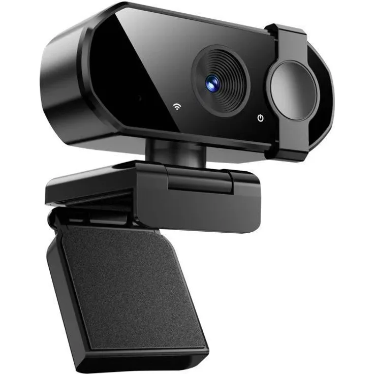 ENGELMANN UXGA-1600 Webcam, 1600x1200 Pixel, Autofokus, 120° Weitwinkel, 360° drehbar, Dual-Mikrofon mit Geräuschunterdrückung