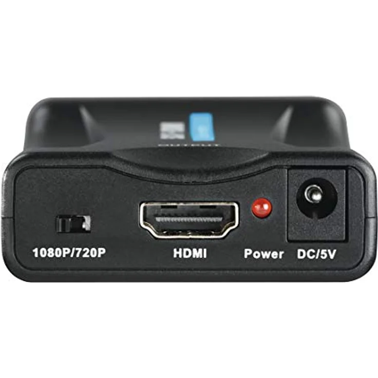 Hama Scart auf HDMI Konverter, Full HD Wandler für analoge Video- und Tonsignale, 1080p/720p, schwarz – Bild 4