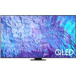 Samsung QLED 4K Q80C 98 Zoll Fernseher (GQ98Q80CATXZG, Deutsches Modell), Smart-TV, Direct Full Array, Neural Quantum Prozessor 4K, Real Depth Enhancer [2023] [Energieklasse F]
